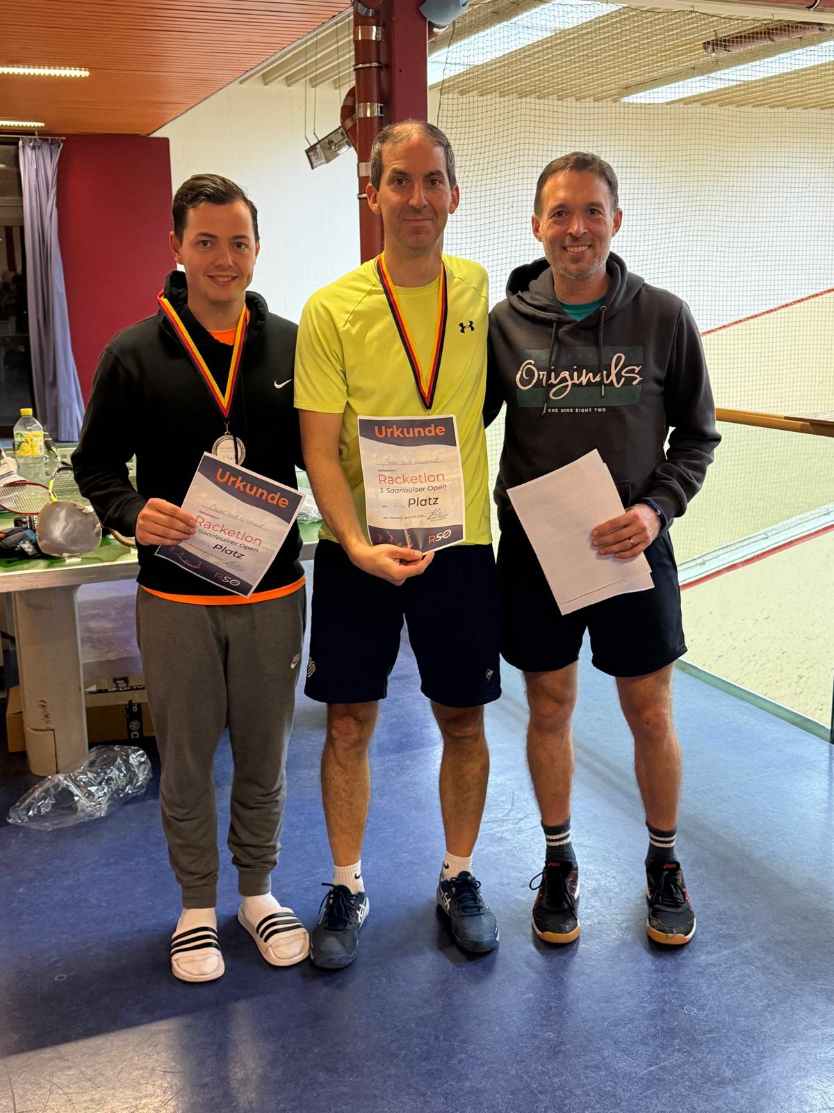 2. Platz Doppel - Max Jungmann & Emanuel Rupp